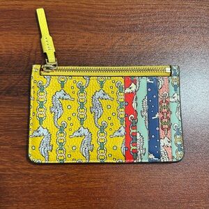 Tory Burch Limited Edition Seahorse Card Holder